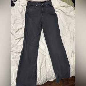 Like New Express Faded Black Women's Flare Jeans